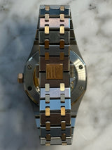 Audemars Piguet - Pre-owned Two Tone Rose Gold Royal Oak Silver Dial 15450SR
