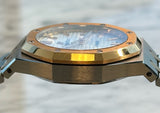 Audemars Piguet - Pre-owned Two Tone Rose Gold Royal Oak Silver Dial 15450SR