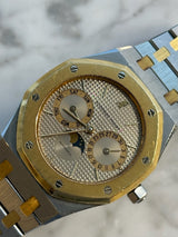 Audemars Piguet - Pre-owned Two Tone Yellow Gold Royal Oak Moon Phase 25594SA