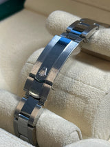 Rolex - Pre-owned Stainless Steel Lady-Datejust 28mm Dark Grey Diamond Dial Oyster Bracelet 279174