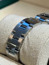 Rolex - Pre-owned Stainless Steel Lady-Datejust 28mm Dark Grey Diamond Dial Oyster Bracelet 279174