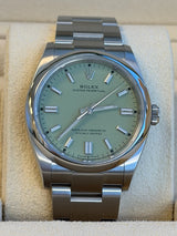 Rolex - Unworn Oyster Perpetual 36 Pistachio Dial 126000