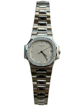 Patek Philippe - Pre-owned Nautilus Cream Diamond Dial Diamond Bezel 3800/3G-001