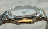 Patek Philippe - Pre-owned Nautilus Cream Diamond Dial Diamond Bezel 3800/3G-001