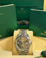 Rolex - Unworn Datejust 41 Wimbledon Dial Jubilee Bracelet 126334