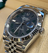 Rolex - Unworn Datejust 41 Wimbledon Dial Jubilee Bracelet 126334