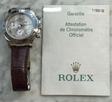 Rolex - Pre-owned White Gold Daytona Meteorite Dial 116519
