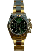 Rolex - Pre-owned Yellow Gold Daytona Green Dial "John Mayer" 116508