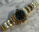 Rolex - Pre-owned Yellow Gold Daytona Green Dial "John Mayer" 116508