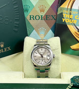 Rolex - Pre-owned 31mm Datejust 31 Silver Index Dial Oyster Bracelet 178240