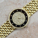 Audemars Piguet - Pre-owned Vintage Yellow Gold Black Diamond Dial