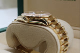 Rolex - Unworn Yellow Gold Day-Date 36 Mother Of Pearl Dial Diamond Bezel 128398TBR