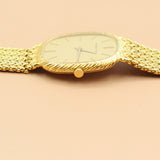 Audemars Piguet - Pre-owned Yellow Gold Ellipse Champagne Dial