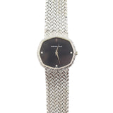 Audemars Piguet - Pre-owned White Gold Ellipse Black Diamond Dial