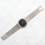 Audemars Piguet - Pre-owned White Gold Ellipse Black Diamond Dial
