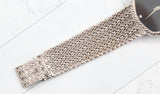 Audemars Piguet - Pre-owned White Gold Ellipse Black Diamond Dial