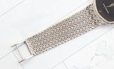 Audemars Piguet - Pre-owned White Gold Ellipse Black Diamond Dial