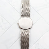 Audemars Piguet - Pre-owned White Gold Ellipse Black Diamond Dial
