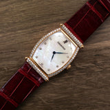 Audemars Piguet - Pre-owned Yellow Gold Carnegie Mother of Pearl Diamond Dial 14943OR