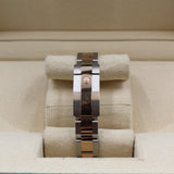 Rolex - Pre-owned Two Tone Rose Gold Lady-Datejust 28mm Chocolate Roman Dial 279171