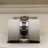 Rolex - Pre-owned Two Tone Rose Gold Lady-Datejust 28mm Chocolate Roman Dial 279171