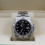 Rolex - Preowned 42mm Stainless Steel Explorer II Black Dial 226570