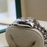 Rolex - White Gold Lady-Datejust Silver Diamond Carousel Dial Presidential Bracelet 179179