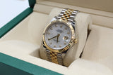Rolex - Pre-owned Two Tone Yellow Gold Datejust 41 Mother of Pearl Diamond Dial 126333