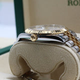 Rolex - Pre-owned Two Tone Yellow Gold Datejust 41 Mother of Pearl Diamond Dial 126333