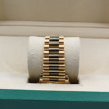 Rolex - Unworn Yellow Gold Day Date 40 Mother of Pearl Diamond Baguette Dial 228398TBR
