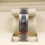 Rolex - Unworn Stainless Steel Datejust 36 Green Palm Dial Jubilee FULL STICKERS 126234