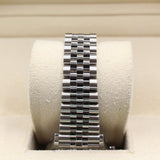 Rolex - Unworn Stainless Steel Datejust 36 Green Palm Dial Jubilee FULL STICKERS 126234