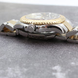 Rolex - Pre-owned Two Tone Yellow Gold Yacht Master Tahitian Mother of Pearl Dial 16623