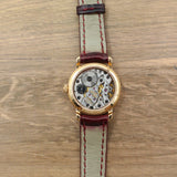 Audemars Piguet - Pre-owned Rose Gold Jules White Roman Dial 15057OR