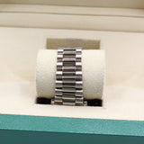 Rolex - Pre-owned White Gold Day-Date 41 Silver Diamond Dial 218239
