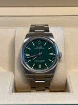 Rolex - Pre-owned Oyster Perpetual 36mm Green Dial 126000