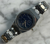 Audemars Piguet - Pre-owned Royal Oak Dual Time Blue Dial 25730ST