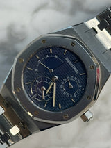 Audemars Piguet - Pre-owned Royal Oak Dual Time Blue Dial 25730ST