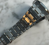 Audemars Piguet - Pre-owned Royal Oak Dual Time Blue Dial 25730ST