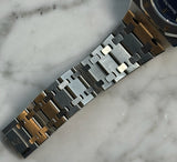 Audemars Piguet - Pre-owned Royal Oak Dual Time Blue Dial 25730ST