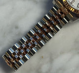 Rolex - Pre-owned Two Tone Rose Gold Lady-Datejust 26mm White Dial 179171