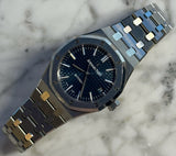 Audemars Piguet - Pre-owned Royal Oak Blue Dial 15450ST