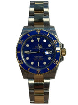 Rolex - Pre-owned Two Tone Yellow Gold Submariner "Bluesy" 116613LB
