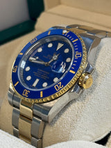 Rolex - Pre-owned Two Tone Yellow Gold Submariner "Bluesy" 116613LB