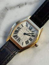 Cartier - Pre-owned Tortue Small 24mm White Dial W1556360