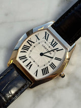 Cartier - Pre-owned Tortue Large 45mm White Dial WGTO0002