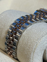 Rolex - Unworn Two Tone Rose Gold Lady-Datejust 28mm Green Diamond Dial Jubilee Bracelet 279171
