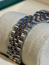 Rolex - Unworn Two Tone Rose Gold Lady-Datejust 28mm Green Diamond Dial Jubilee Bracelet 279171