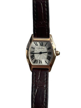 Cartier - Pre-owned Tortue Small 24mm White Dial W1556360/3698