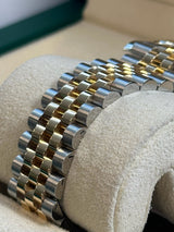 Rolex - Pre-owned Two Tone Yellow Gold Datejust 41 Champagne Index Dial Jubilee Bracelet 126333